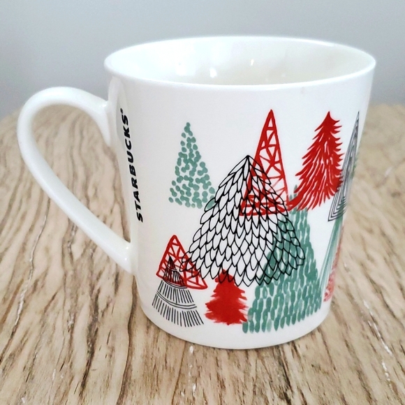 Starbucks Christmas Collection Christmas Trees Mug 17oz - Picture 1 of 4